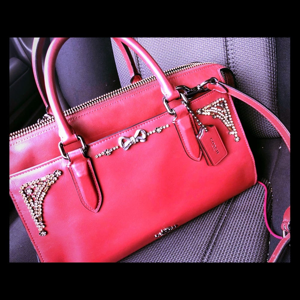 Coach bag embellished